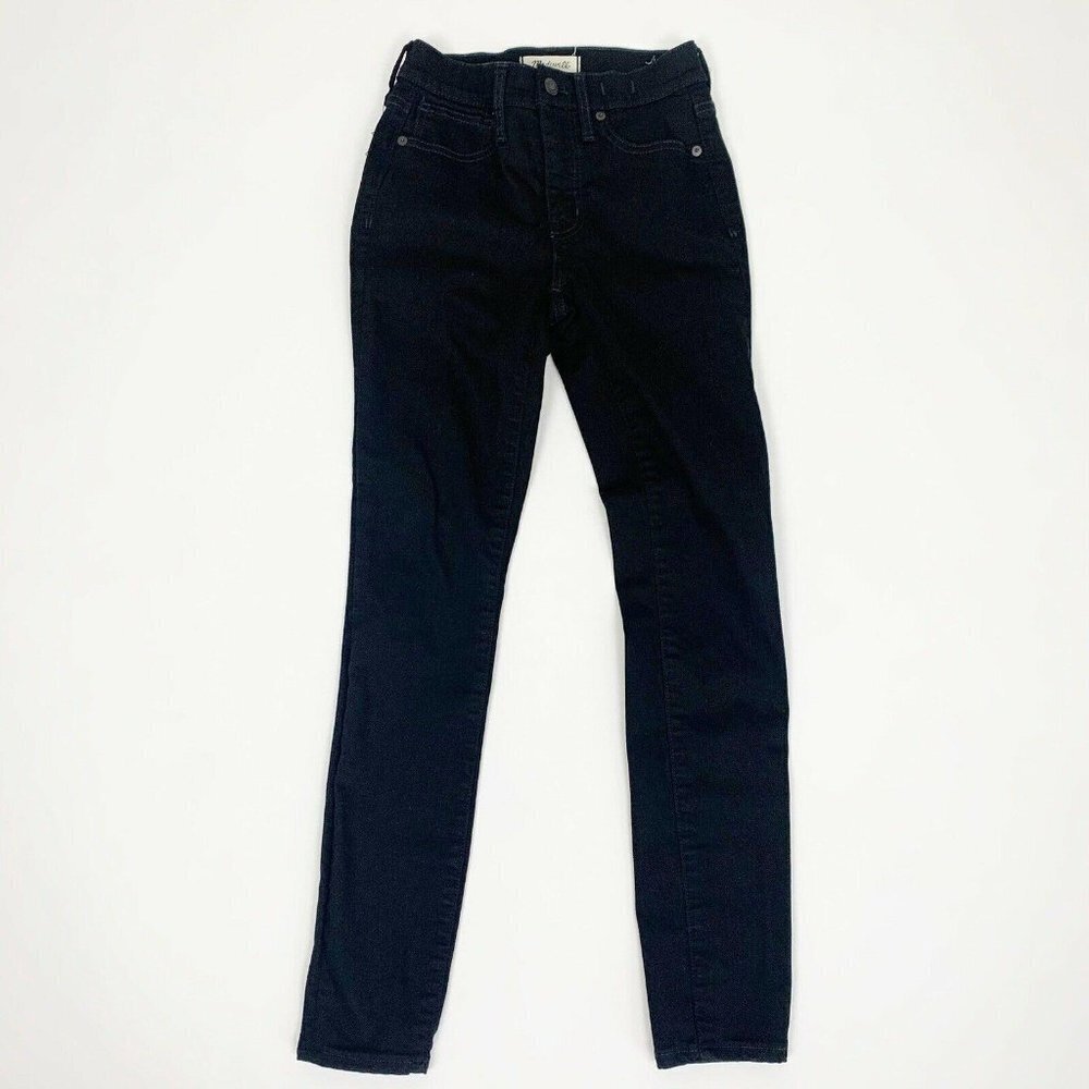 Madewell Size 25 Women’s Black 9" high rise skinny